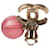 Orecchini Chanel Coco Mark Swing Rosa D'oro  - vista 3