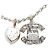 Timeless Collana con pendente Chanel Coco Mark Heart Argento - vista 3