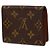 Tarjetero Monogram Louis Vuitton Castaño - vista 2