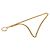 Collana Lente d'Ingrandimento Vintage Chanel 1983 D'oro - vista 4