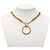 Collana Lente d'Ingrandimento Vintage Chanel 1983 D'oro - vista 7