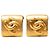 Orecchini a clip Vintage Chanel Coco Mark D'oro