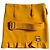 Prada Mini Falda de Nylon Amarilla Amarillo - vista 4