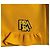 Prada Mini Falda de Nylon Amarilla Amarillo - vista 5