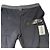 Balenciaga Weite Baumwollhose Grau mit Glitzergrafik - Ansicht 9