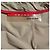 Prada Falda Midi de Nylon Beige - vista 6