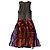 Bottega Veneta Abito in Seta Multicolore 2012 Marrone Nero Blu Beige Porpora - vista 9