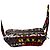 Borsa a Tracolla in Pelle Balenciaga Logo Nero Rosso Multicolore Giallo - vista 4