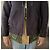 Sacai Hybrid Schwamm-Kapuzenpullover Blau Beige Grün - Ansicht 3