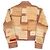 Heron Preston Patchwork Denim Jacke Beige Orange - Ansicht 3