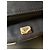 Borsa a tracolla Chanel a quadretti con decorazioni floreali Nero Bianco D'oro - vista 3