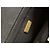 Borsa a tracolla Chanel a quadretti con decorazioni floreali Nero Bianco D'oro - vista 4