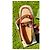 Mocassini Gucci Horsebit in lana shearling Marrone Beige - vista 6