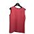 Chanel Top sin mangas de seda rosa coral