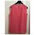 Chanel Top sin mangas de seda rosa coral - vista 2
