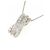 Autre Marque Collana di Diamanti PT900 PT850 Argento - vista 3