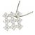 Autre Marque Collana con Diamanti Pt900 Pt850 Argento - vista 3
