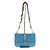 Valentino Garavani Borsa "Glam Lock" blu in pelle