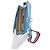 Valentino Garavani Borsa "Glam Lock" blu in pelle - vista 6