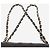 Chanel Bolsa mini Classic Single Flap vintage 1996 em pele de cordeiro preta Preto - vista 6