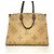 Borsa Tote Louis Vuitton Monogram Giant Reverse OnTheGo GM Marrone - vista 11