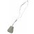 Hermès Collana charm clochette Hermes Vintage Leather Margiela Era Marrone - vista 4