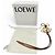 Porte-clés et accessoire de sac Loewe Classic Calf Tan Anagram Doré - vue 2