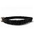 Chanel B21C Coco Mark Ledergürtel mit Strasssteinen Schwarz - Ansicht 3