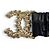 Chanel B21C Coco Mark Ledergürtel mit Strasssteinen Schwarz - Ansicht 8