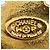 Spilla Vintage Chanel 94P Coco Mark Large Antique D'oro - vista 5