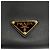 Borsa a tracolla in pelle Prada 1BC255 Demi-Lune con logo Triangle Nero - vista 10