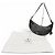 Borsa a tracolla in pelle Prada 1BC255 Demi-Lune con logo Triangle Nero - vista 2