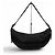 Borsa a tracolla in pelle Prada 1BC255 Demi-Lune con logo Triangle Nero - vista 3