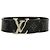 Cintura reversibile Louis Vuitton Monogram Eclipse LV Pixel Marrone Nero