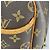 Borsa Louis Vuitton Monogram Deauville Marrone - vista 6