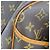 Borsa Louis Vuitton Monogram Deauville Marrone - vista 8
