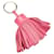 Ring Chaveiro Carmen em pele de cordeiro Milo rosa Hermès  - vista 2