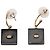 Orecchini Chanel Black CC placcati oro in resina e perle sintetiche Dice Drop Push Back Nero - vista 2