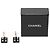 Orecchini Chanel Black CC placcati oro in resina e perle sintetiche Dice Drop Push Back Nero - vista 4