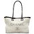 Chanel Deauville Tote aus Canvas Gray Small Braun Grau