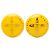 Chanel Yellow CC Resin Round Clip On Earrings