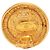 Orecchini Chanel Gold CC tondi placcati oro con clip D'oro - vista 3