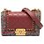 Giacca Chanel Red Small Quilted Lambskin and Braided Tweed Jacket Boy Flap Rosso Bordò
