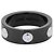 Louis Vuitton Petite Bague Crew Diamond Ring Schwarz