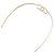 Cerchietto Alice in metallo dorato Chanel D'oro