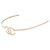 Cerchietto Alice in metallo dorato Chanel D'oro - vista 4