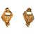 Orecchini a clip con motivo nastro logo Chanel D'oro - vista 2
