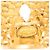 Orecchini a clip con motivo nastro logo Chanel D'oro - vista 3