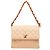 Borsa a tracolla Chanel Matelassé Coco Mark Chain Rosa Beige