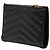 Portafoglio bi-fold con monogramma Saint Laurent Nero - vista 2